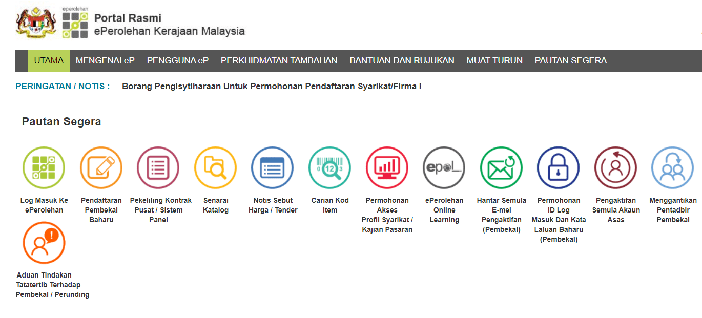 ePerolehan 2026 – Panduan Sistem ePerolehan dan Peluang Kerajaan